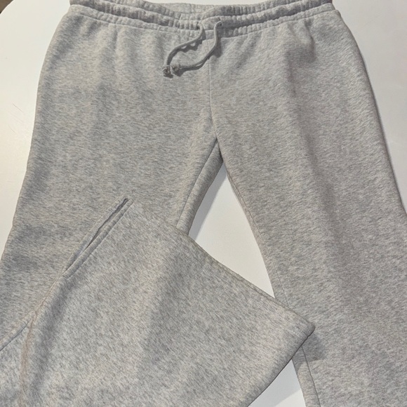 Lazy Sundays Pants - Lazy Sunday Heather GrayY2K Styled Flared Lounge Sweat Pants‎
